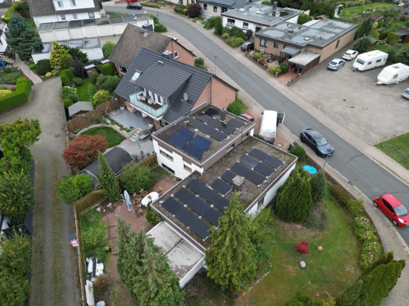 Zweifamilienhaus Salzgitter – Flachdach-Anlage